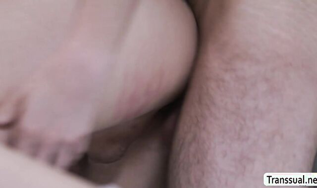 My TS wifey likes the kitchen table for anal sex