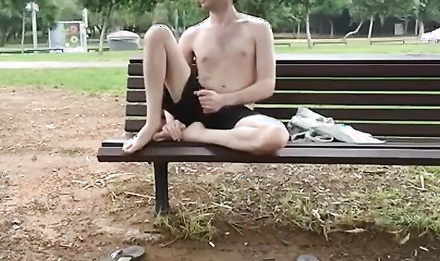 Big Cock Wank Outdoors