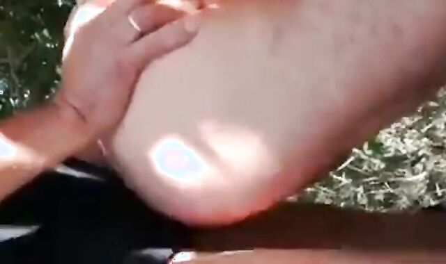 Big-Cock Daddy Loves Foreskin Outdoors 3