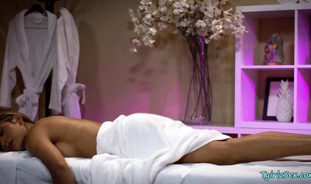 Shemale Massage Turns Into Passion