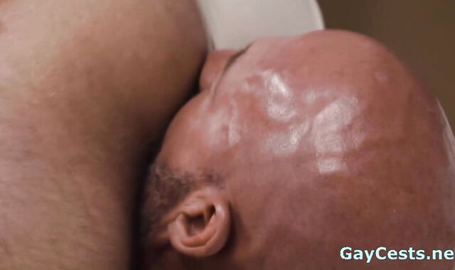 Bald Daddy Fucks Young Twink Hard