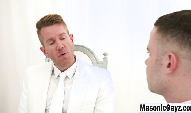 White Suit Daddy Gives Handjob