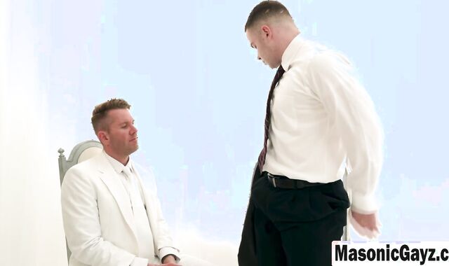 White Suit Daddy Gives Handjob