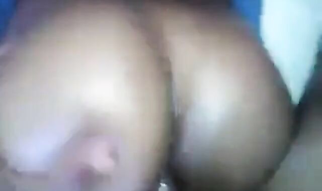 Phat Black Booty Bareback