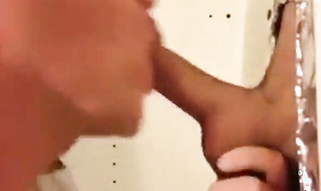 Stranger's Cum Down My Throat at Glory Hole