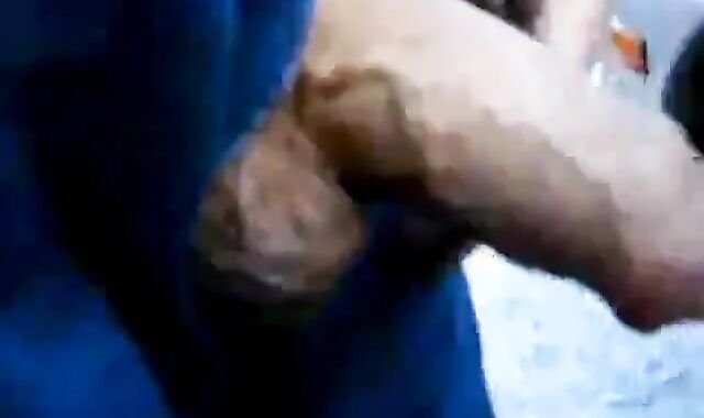 Outdoor Handjob with Silver Daddy