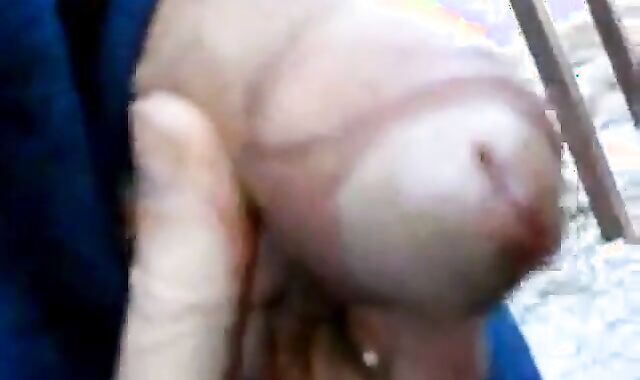 Outdoor Handjob with Silver Daddy