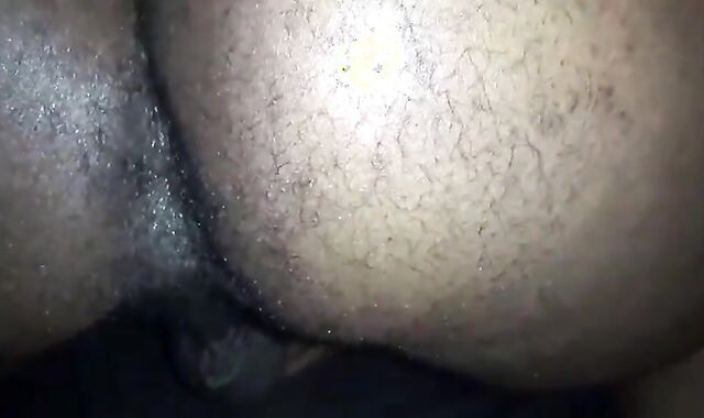 Black Amateur Takes Big Cock Bareback 2